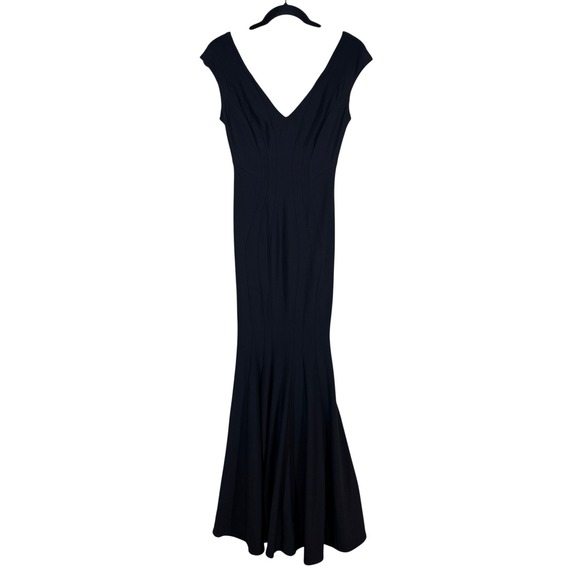 Avery G Dresses & Skirts - Avery G Knit Mermaid Maxi Dress 6 Black Classic Formal Glamour Whimsigoth FLAW